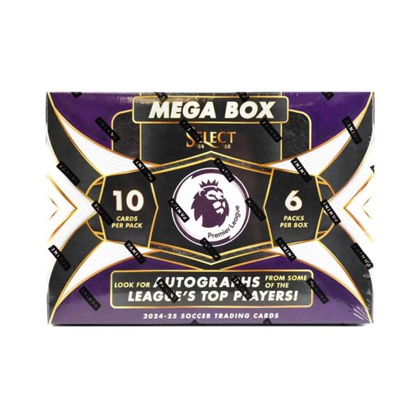 2024-25 Panini Select Premier League EPL Hobby Soccer Mega Box, 19090