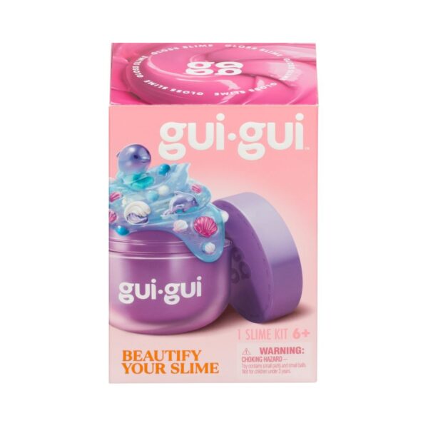 Gui Gui Slimetime Single Pack assortment featuring colorful packaging and various flavors of slim snacks.