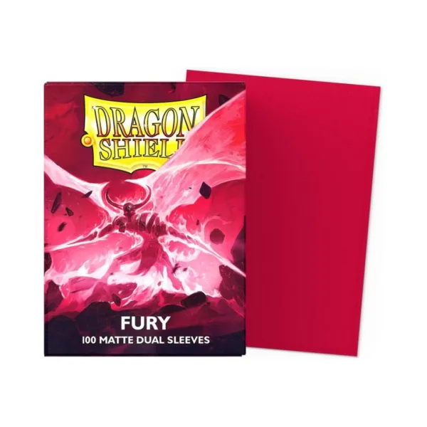 Dragon Shield Sleeves Standard – Dual Matte (x100) – Fury, AT-15055