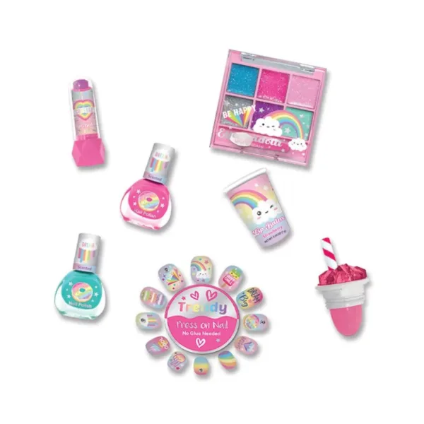 Hot Focus Tye Die Butterfly Carryall Cosmetic Set – Makeup, 048TB