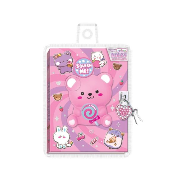 A locked diary with a vibrant cover, accompanied by two small keys, designed for personal thoughts and secrets