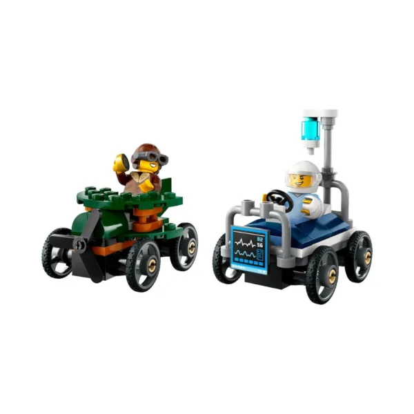 LEGO Airplane Vs. Hospital Bed Race Car – 60459