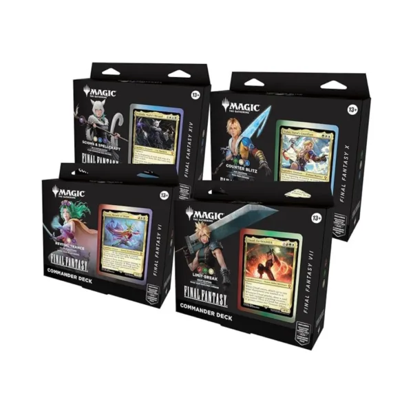 MTG: -Final Fantasy Commander Deck Bundle (Includes All 4 Decks) D38450001