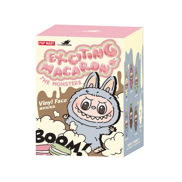 Colorful Pop Mart Labubu The Monsters Macaron Blind Box featuring various collectible monster figures