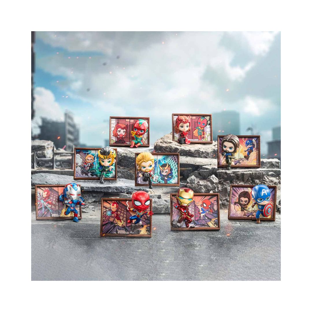 Pop Mart Marvel Photo Frame Series Figures, 289407-8