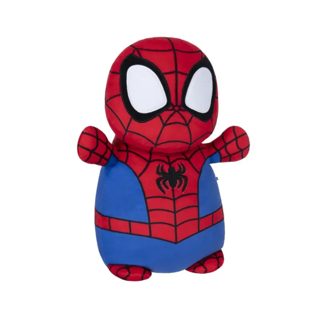 Spidey 14" Squishmallows plush toy featuring a friendly spider design with large eyes and a soft, cuddly texture