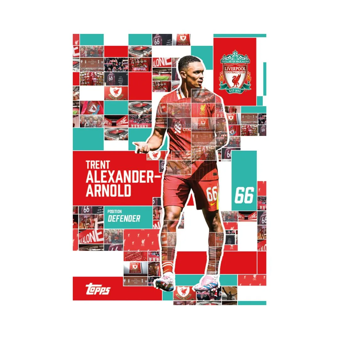 Topps 2024/25 Liverpool FC Team Set Box Football Cards, 073708 - Image 8