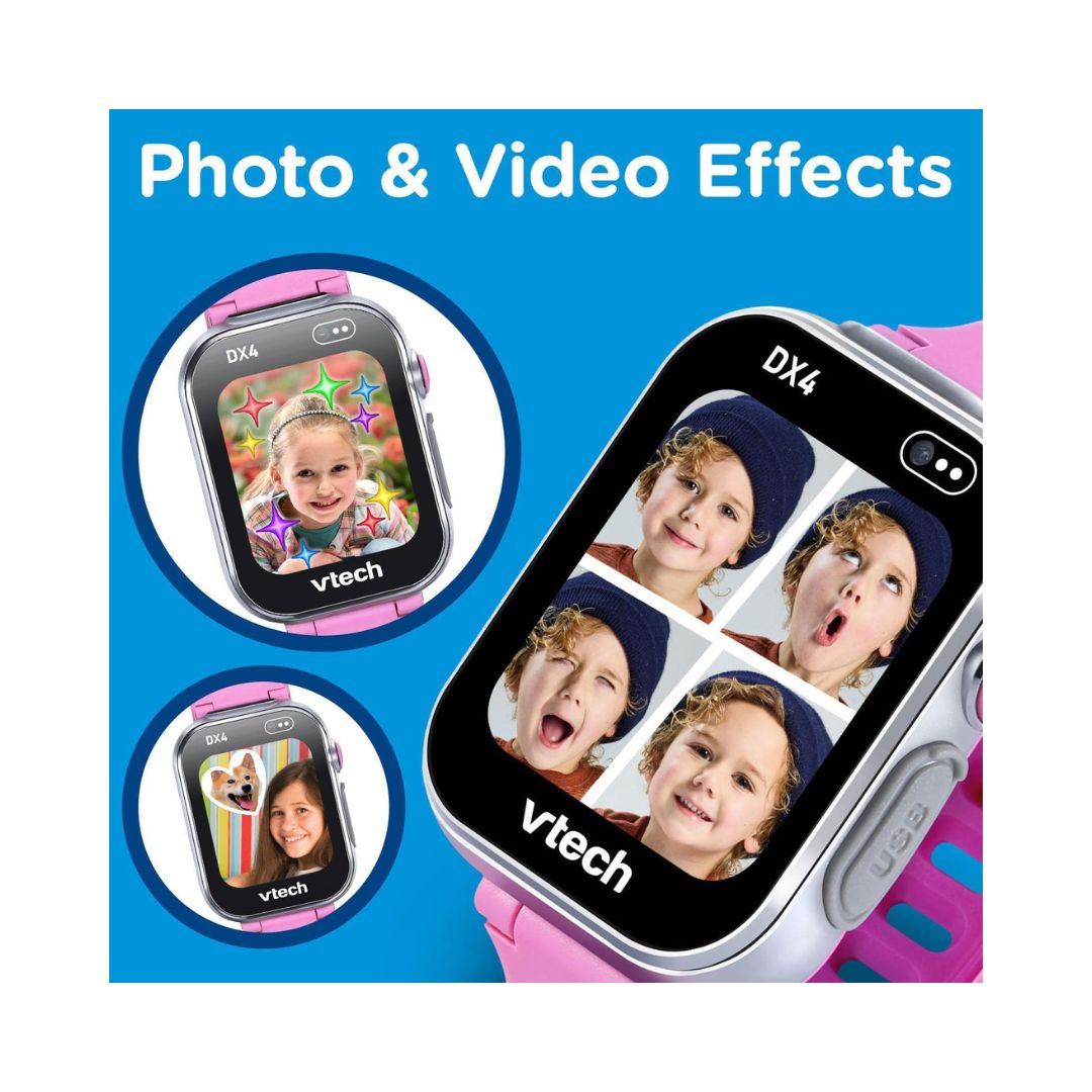 VTech KidiZoom DX4 Smartwatch Pink, VT80-575235-1