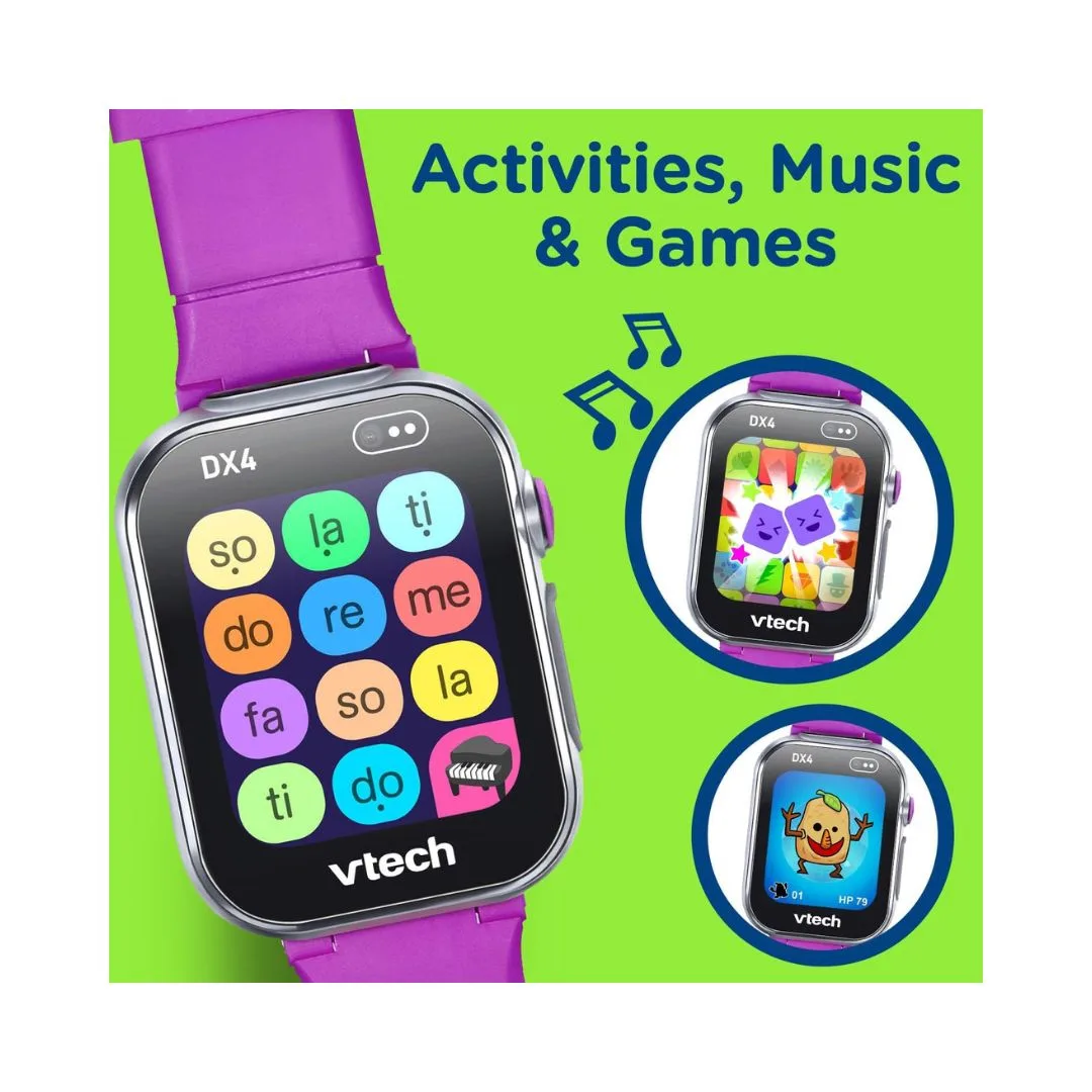 VTech KidiZoom Smartwatch DX4 Purple, VT80-575210 - Image 4