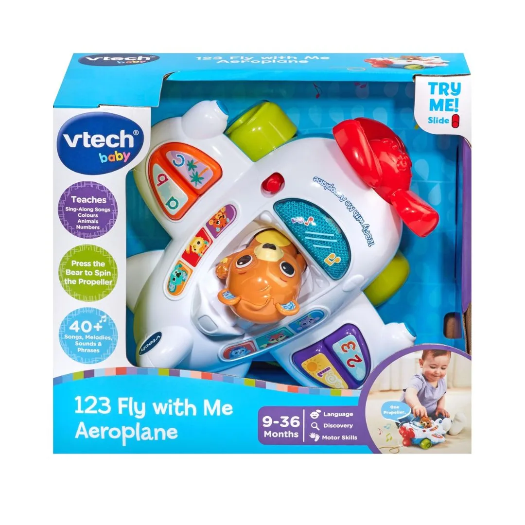 Vtech 123 Fly With Me Aeroplane, VT80-567903