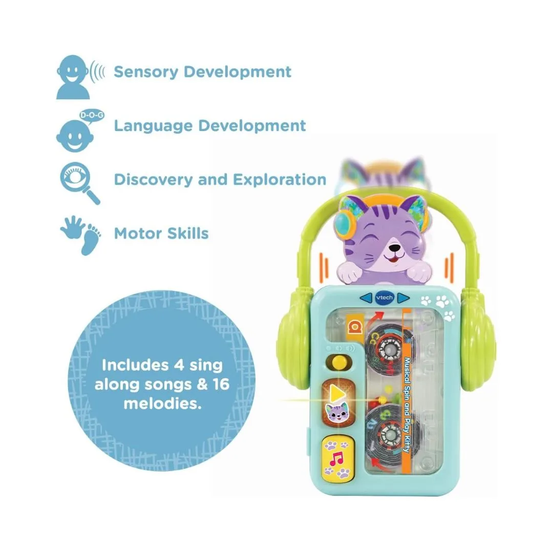 Vtech Musical Spin And Play Kitty, VT80-561003 - Image 3