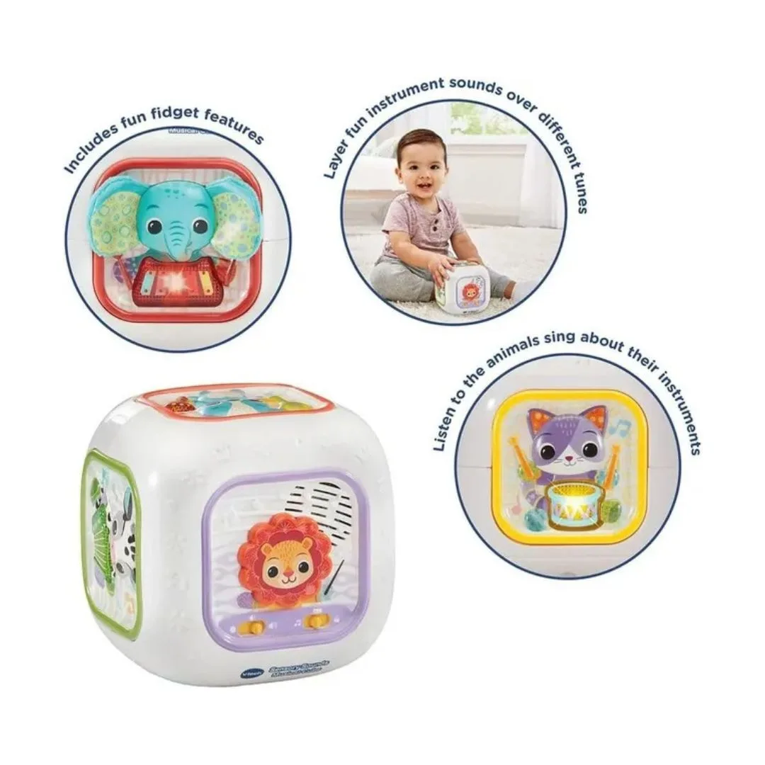 Vtech Sensory Sounds Musical Cube, VT80-574103 - Image 3