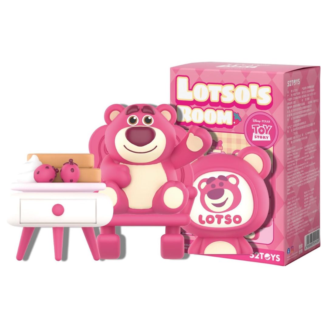 52Toys Disney Toy Story Lotso's Room Blind Box, 024259 Blind box featuring 52Toys Disney Toy Story Lotso's Room collectible figures, showcasing various characters and designs