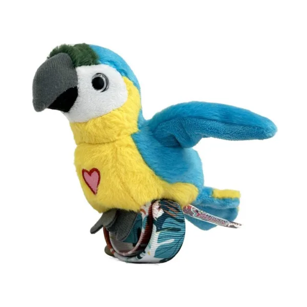Happy Yappers Blue Parrot Interactive Plush Toy, 9593