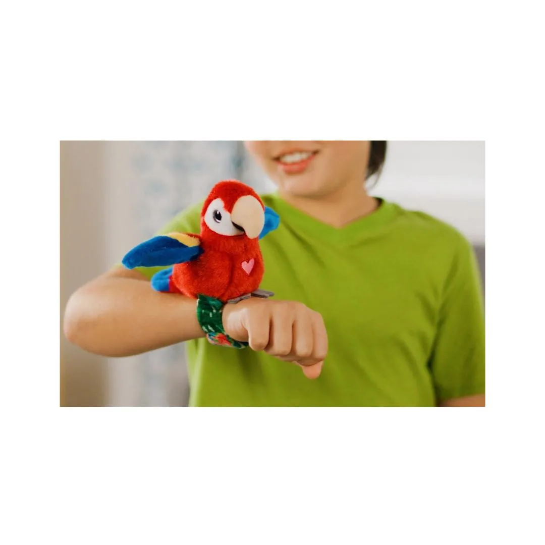 Happy Yappers Red Parrot Interactive Plush Toy, 9594 - Image 3