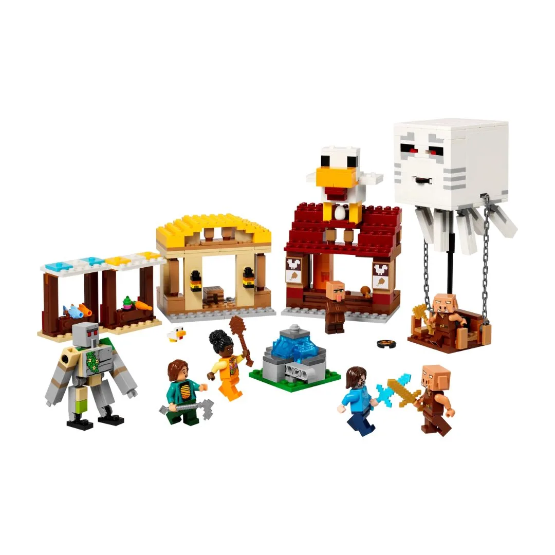 LEGO Minecraft 21273 The Ghast Balloon Village Attack, 6526786 - Image 2