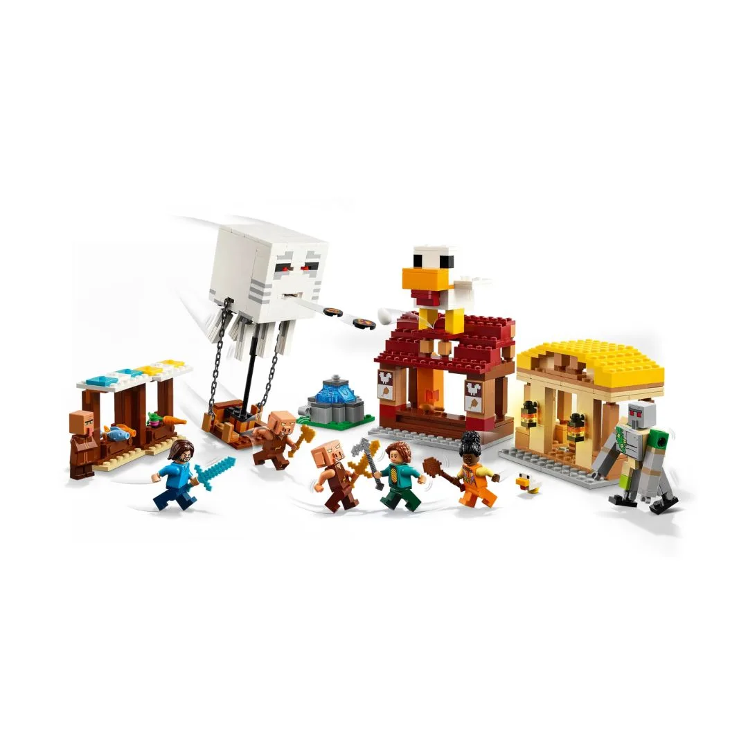 LEGO Minecraft 21273 The Ghast Balloon Village Attack, 6526786 - Image 3