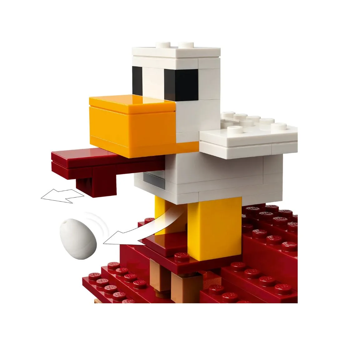 LEGO Minecraft 21273 The Ghast Balloon Village Attack, 6526786 - Image 4