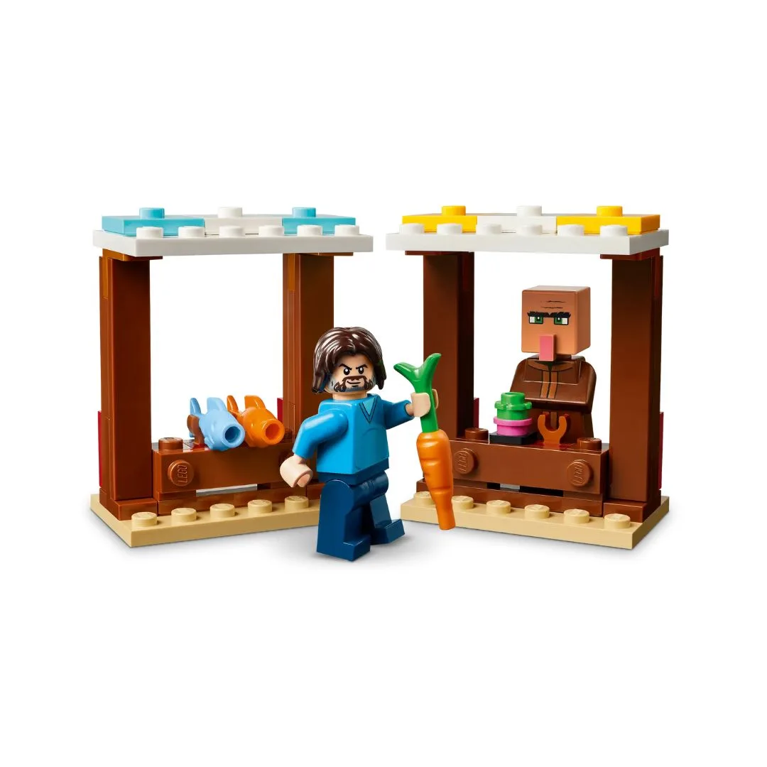 LEGO Minecraft 21273 The Ghast Balloon Village Attack, 6526786 - Image 5