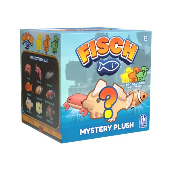 PhatMojo Fisch 4″ Blind Collectible Mystery Plush, CP5900