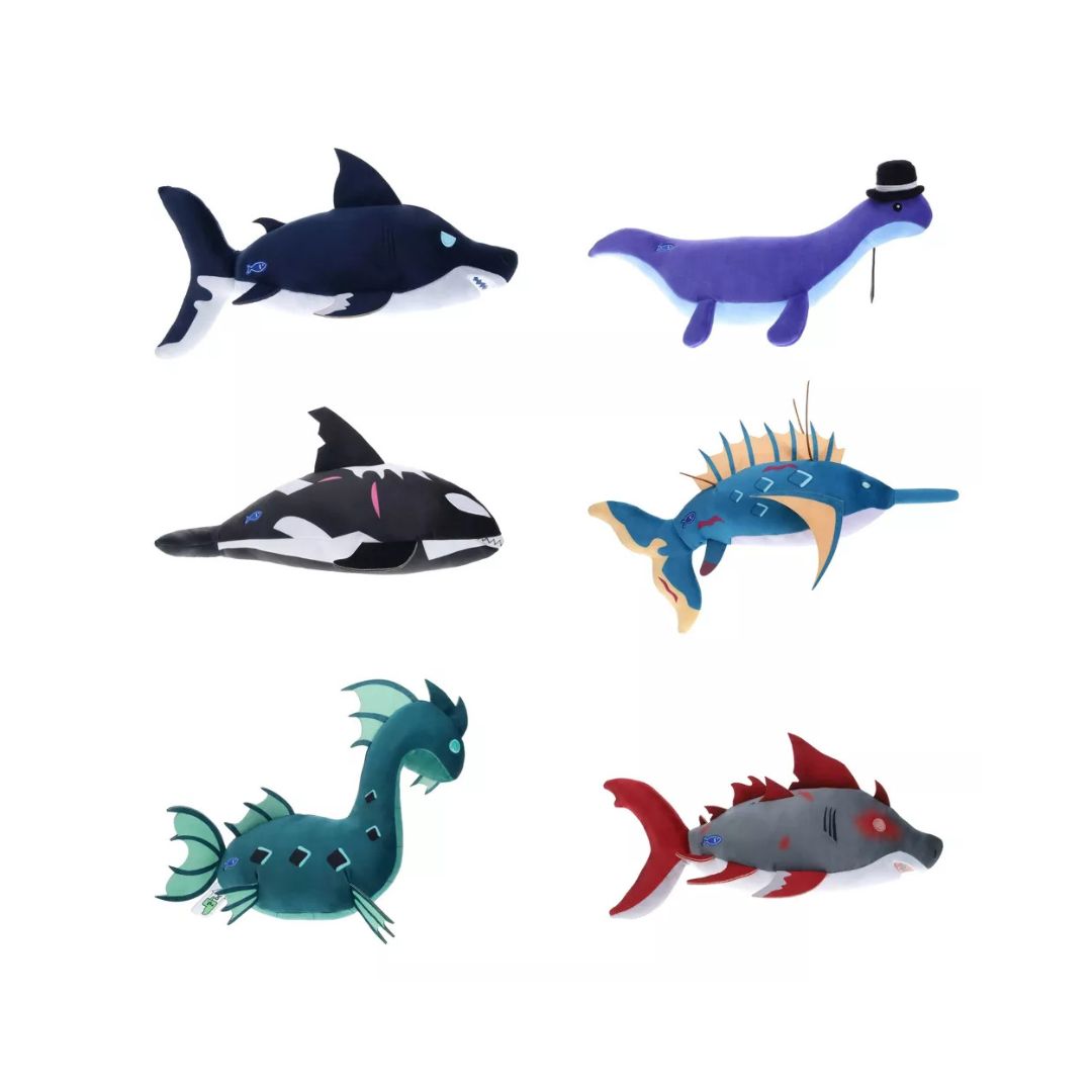 PhatMojo Fisch Mystery Deluxe Plush 8-inch Series 1 Assorted, MP5900-6