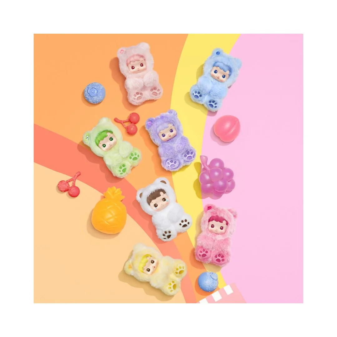 Pop Mart Hacipupu Gummy Bear Series-Vinyl Plush Pendant Blind Box - Image 10