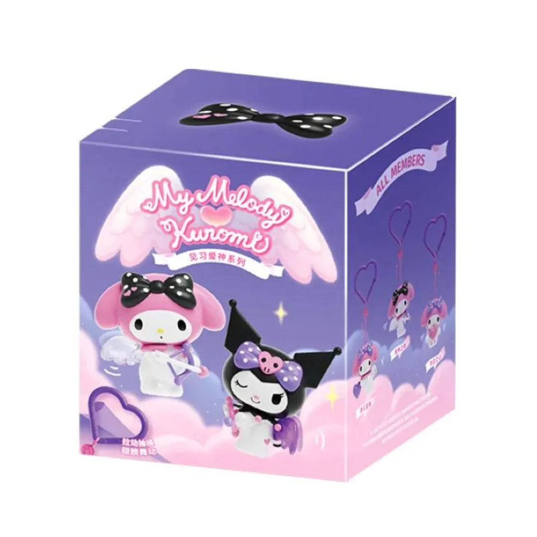 Sanrio Kuromi and My Melody Trainee Cupid Series blind box featuring cute character designs for collectors