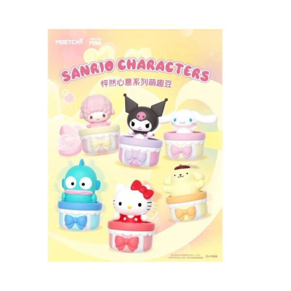 Sanrio's Pounding Hearts Series features Moetch Bean, a cute character with a heart-themed design and vibrant colors