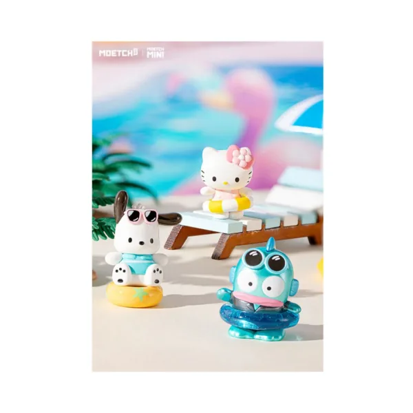 Sanrio characters Summer Swimming Series Moetch Bean 1pc Blind Box, 24MQD-011