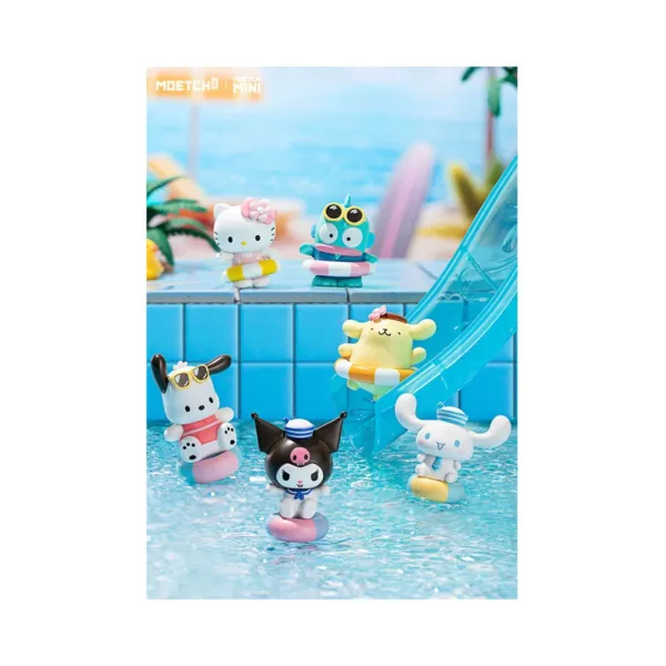 Sanrio characters Summer Swimming Series Moetch Bean 1pc Blind Box, 24MQD-011