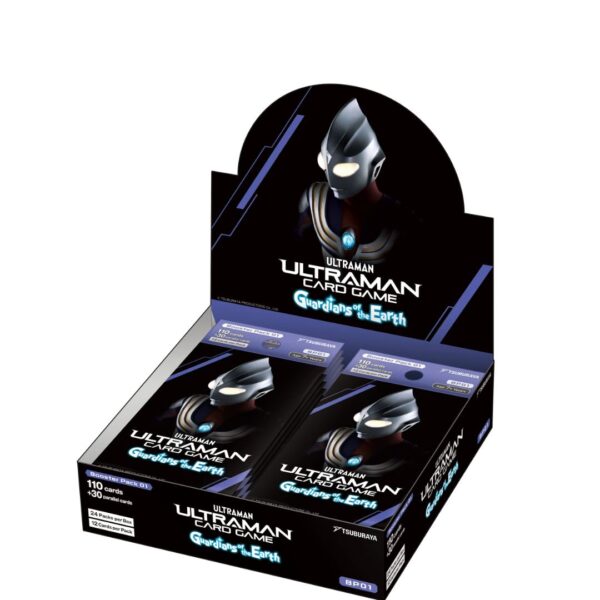 Ultraman TCG: Guardians of the Earth English Booster Box, BP-01, featuring vibrant artwork and collectible card game elements