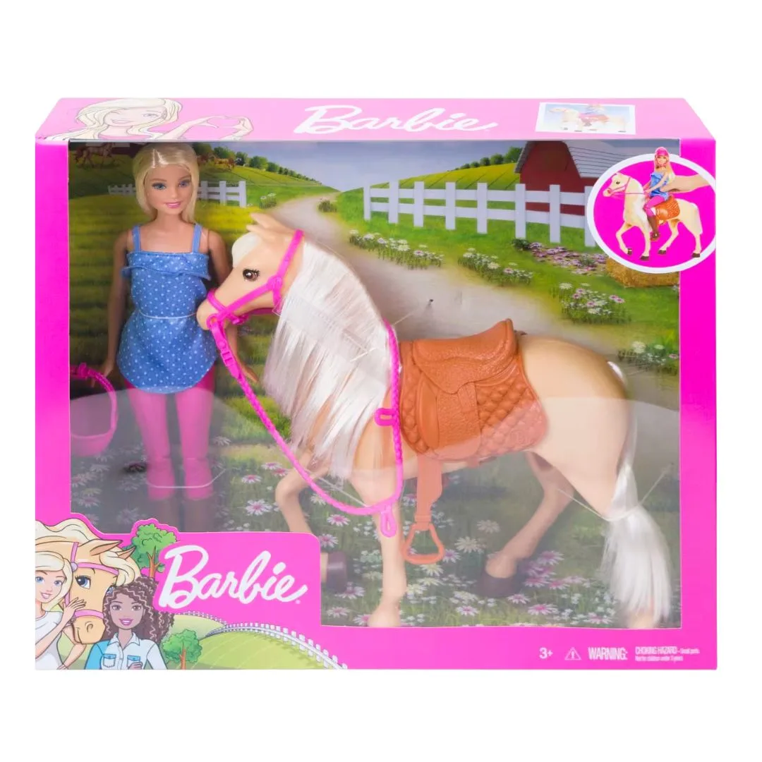 Barbie Doll & Horse Playset - FXH13 - Image 4
