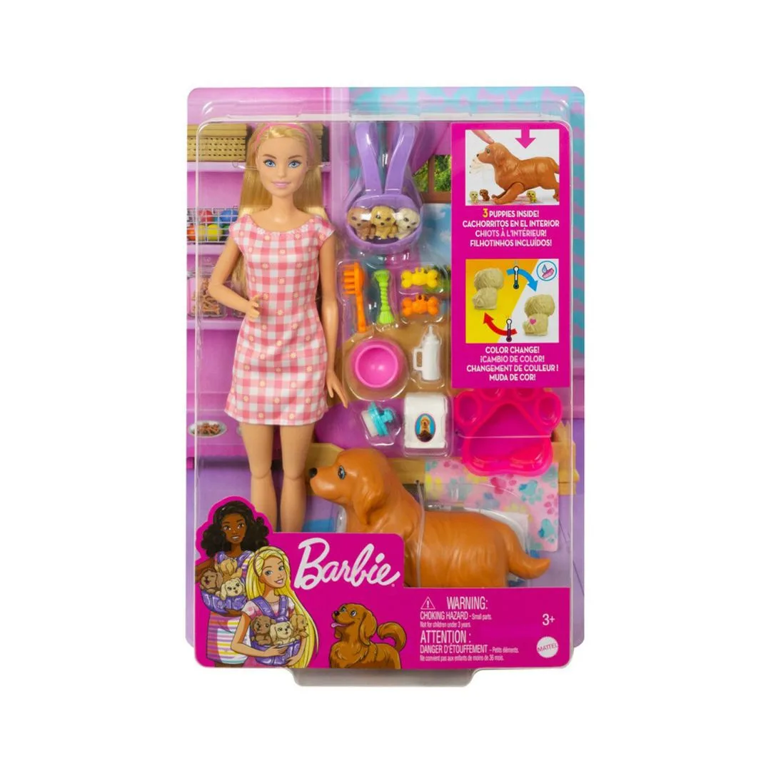 Barbie Newborn Pups 2.0 Blonde - HCK75 - Image 6