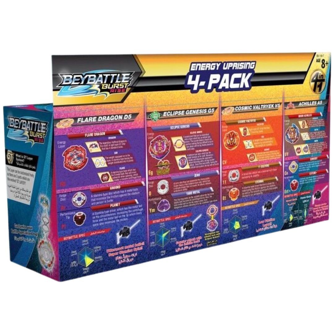 Beybattle – Burst Energy Uprising 4pack-B S5, BB-159-T-1