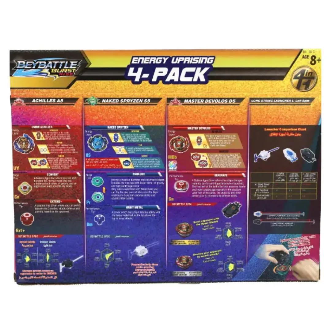 Beybattle - Burst Energy Uprising 4pack-D S5, BB-166-T - Image 3