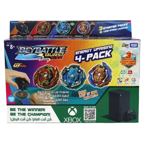 Beybattle – Burst Energy Uprising 4pack-D S5, BB-166-T