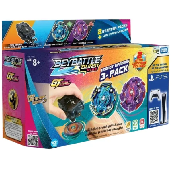 Beybattle – Energy Uprising 3 Pack S5, BB-160-T