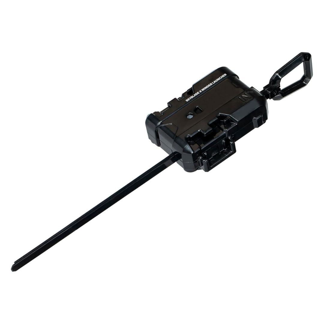Beyblade X Winder Launcher, TP0440 Beyblade X Winder Launcher featuring a colorful design, ready for action with a spinning top and grip handle