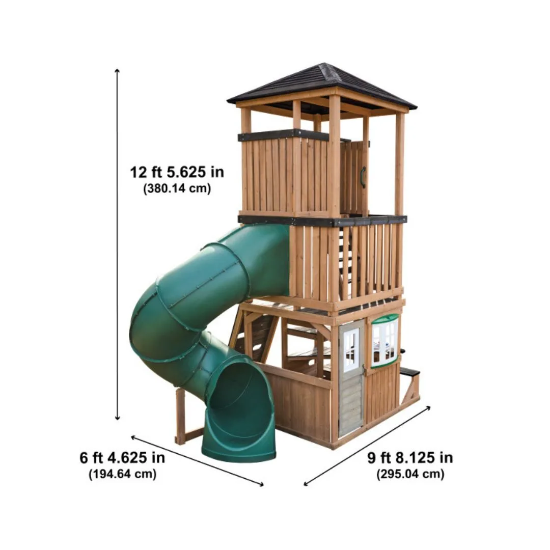 Kidkraft Panorama Tower Wooden Playhouse, P280226 - Image 11