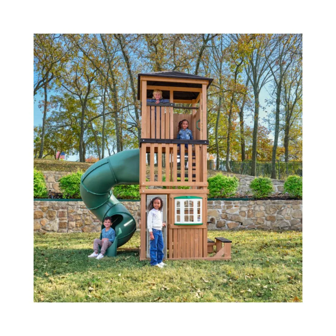 Kidkraft Panorama Tower Wooden Playhouse, P280226 - Image 3
