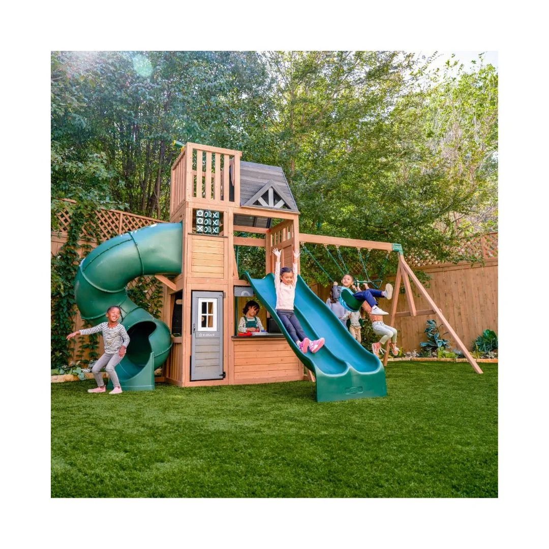 Kidkraft Summit View Wooden Swing Playset - F29750E - Image 2