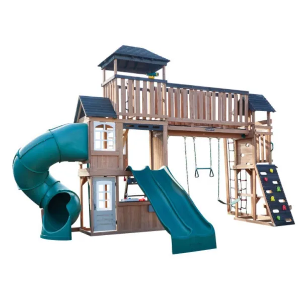 Kidkraft Treetop Observatory Wooden Swing Playset, F29810DIYEVD