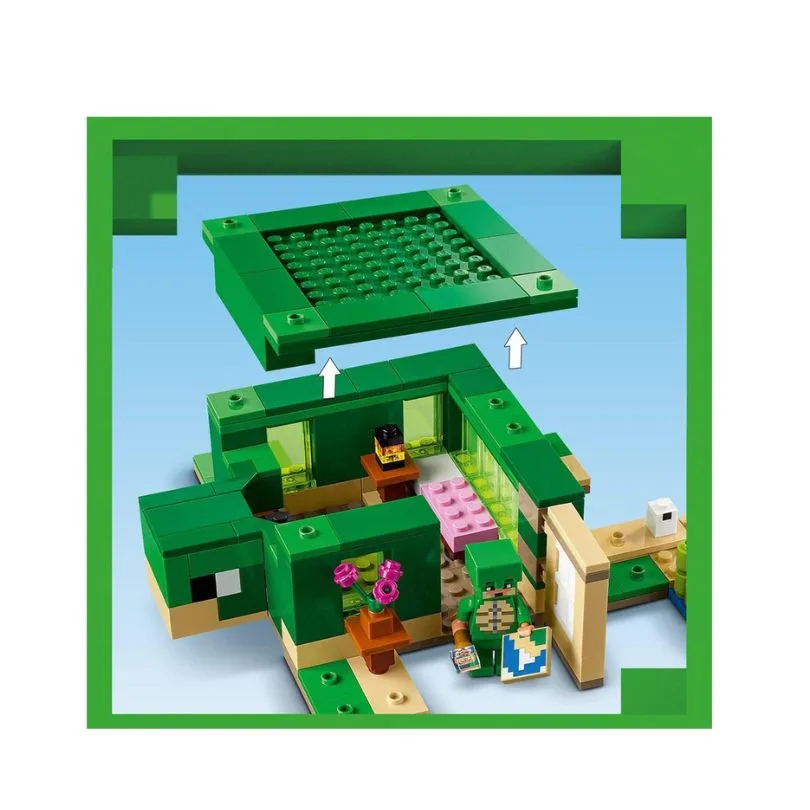 LEGO Minecraft 21254 The Turtle Beach House - 6470593 - Image 6