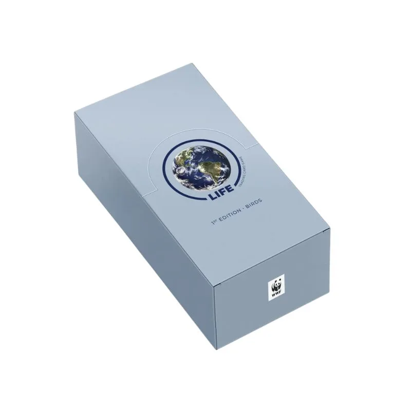 Life TCG Starter Box featuring Birds 1st Edition, showcasing colorful bird illustrations and game components