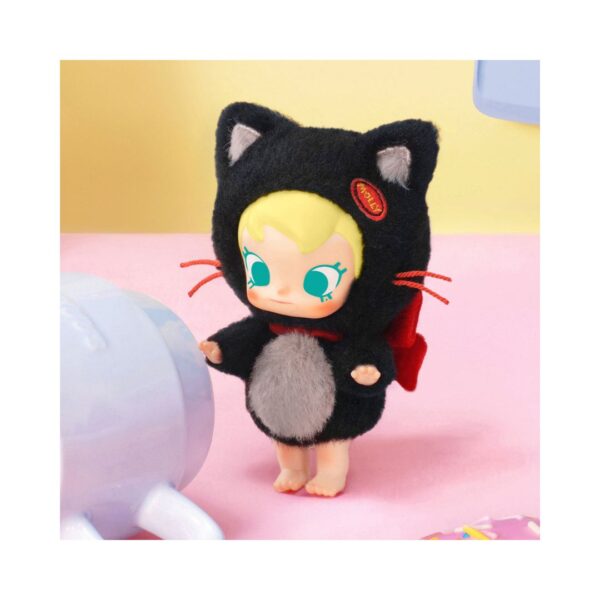 Plush pendant of Baby Molly from Pop Mart, designed as a collectible blind box toy with a cute, colorful appearance