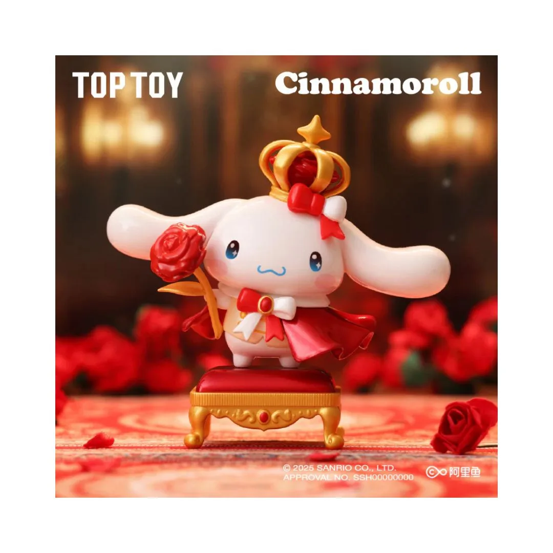 Blind box featuring various Sanrio characters from the Rose Night Series, showcasing their unique designs and colors