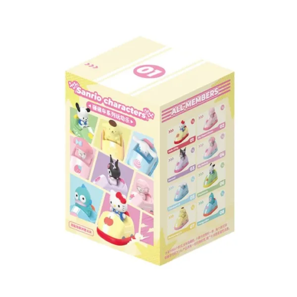 Sanrio characters Bumper Car Series Funny Movable Toy Blind Box, 24WDL-001