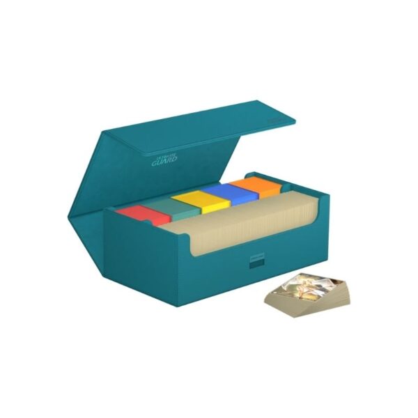 Premium Petrol storage case for trading cards, featuring XenoSkin exterior, microfiber lining, and secure magnetic closure.