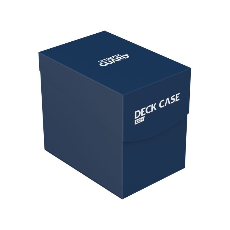 Ultimate Guard Deck Case 133+ Blue - UGD011312 Blue Ultimate Guard Deck Case 133+, designed for card protection and storage, featuring a sleek and durable exterior