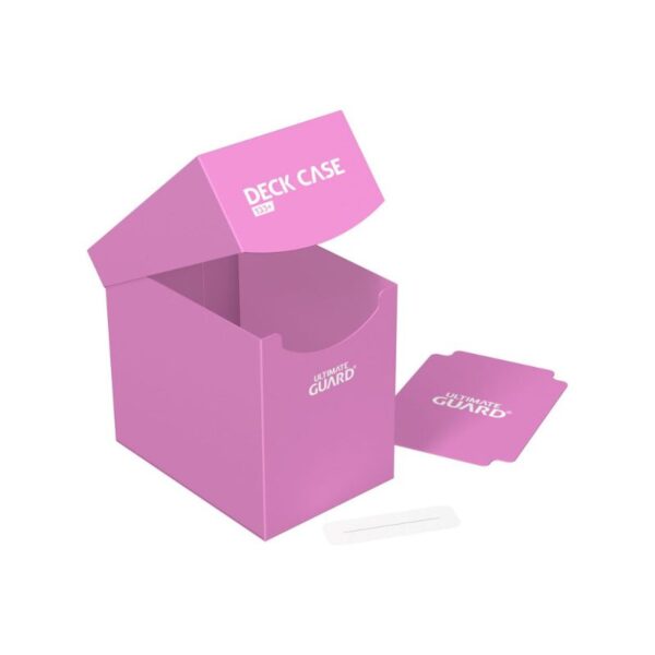 Pink Ultimate Guard Deck Case 133+ UGD011318, designed for card protection and storage, featuring a sleek and durable design